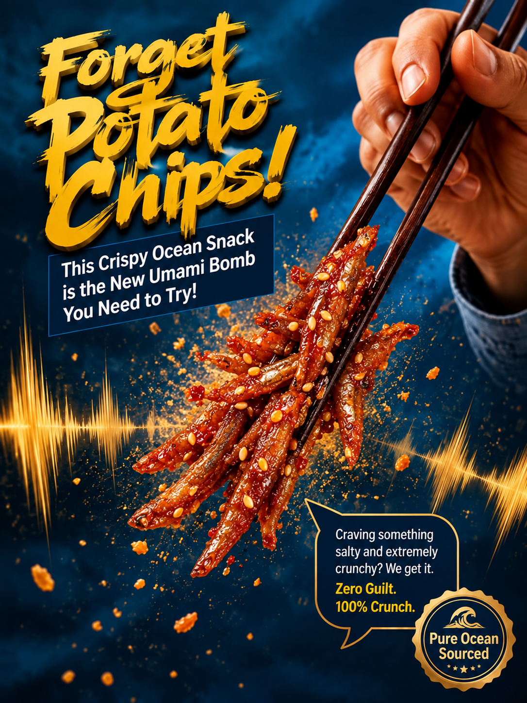 Spicy Baby Silver Fish Snacks-MHW
