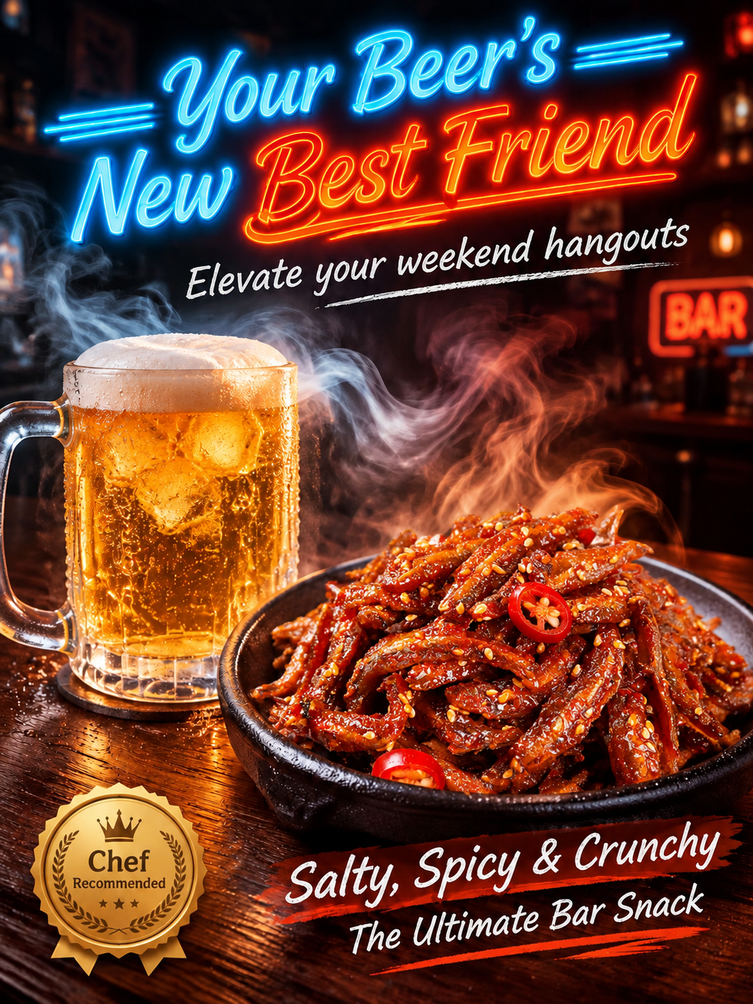 Spicy Baby Silver Fish Snacks-MHW