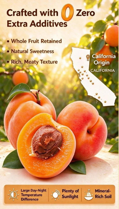 🍑 Naturally Sweet, Golden Goodness — Taste California’s Finest Dried Apricots!